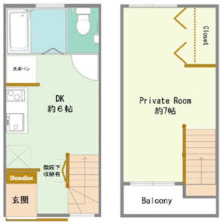 山之内元町貸家の物件間取画像